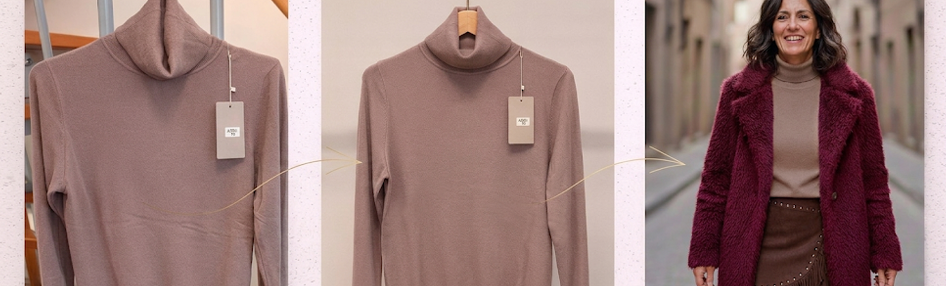AI content production — fashion brand result