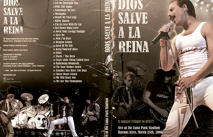 Dios Salve a la Reina — vintage DVD cover