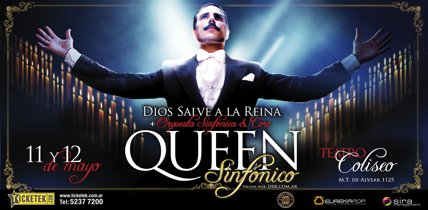 Dios Salve a la Reina — symphonic show poster