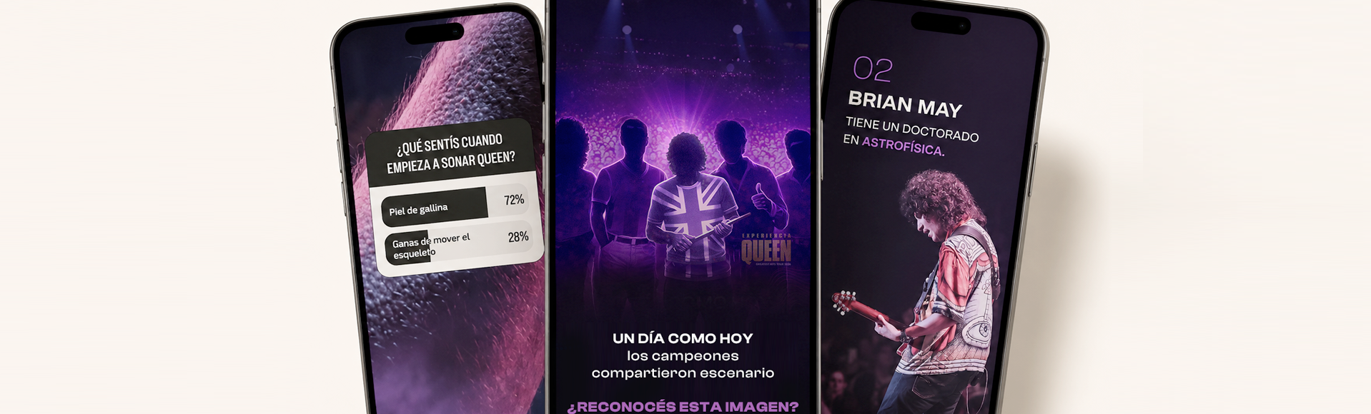 Experiencia Queen — campaña de estrategia de contenido
