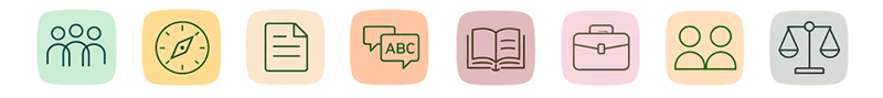Konnect and Saka icon set based on Adinkra symbols