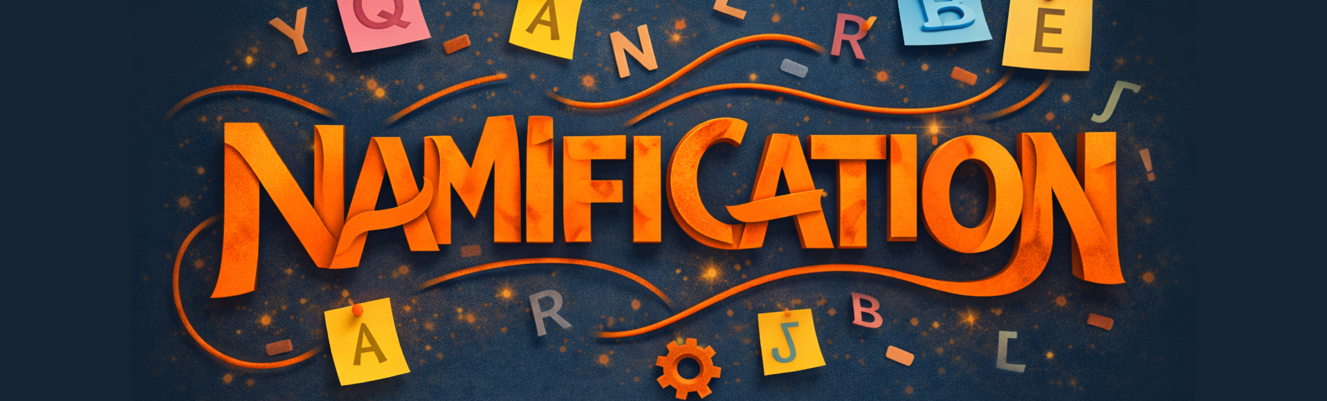 Namification Workshop — Mural board overview with the full naming framework